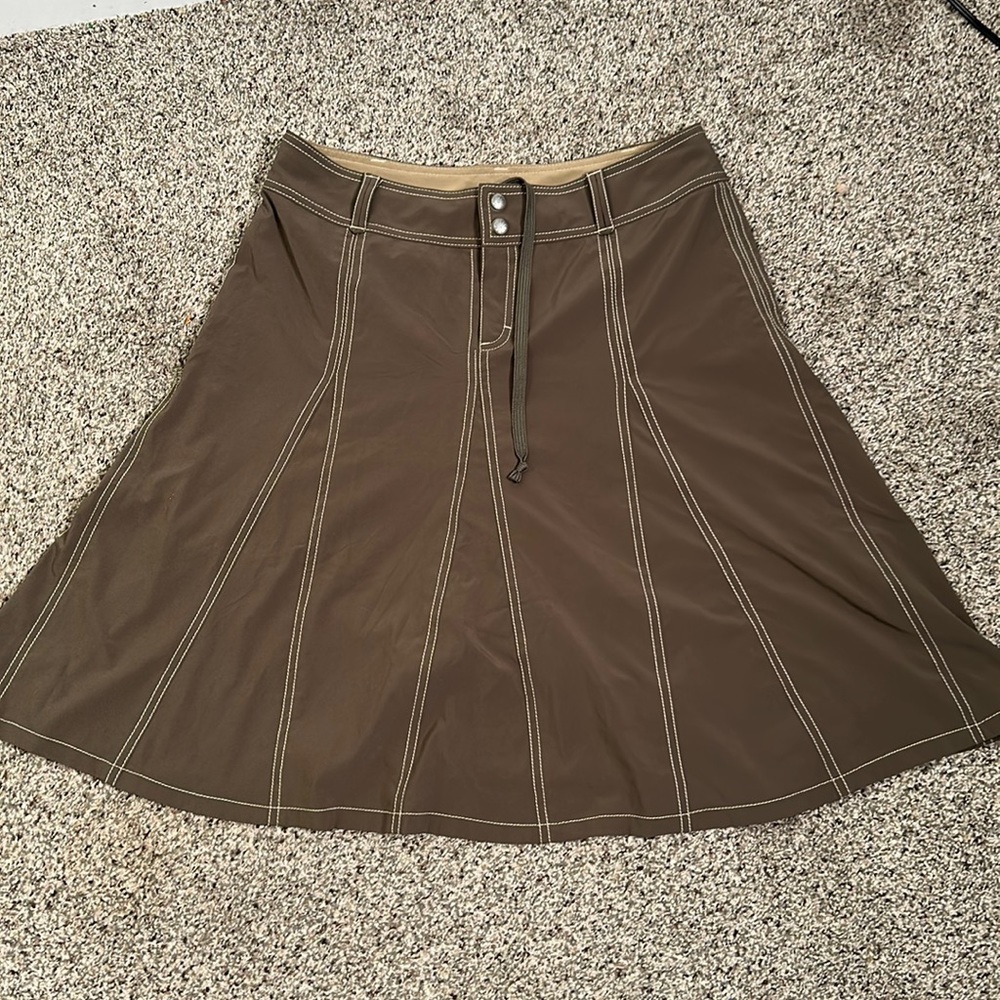 Athleta olive green skort size 8T - Picture 3 of 10